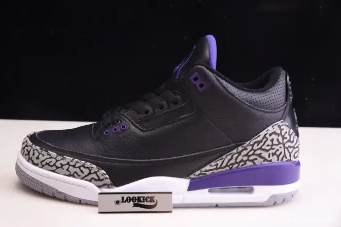 Cheap Husky Jordan Purple CT8532-050 3 Air Court Black Retro 0516